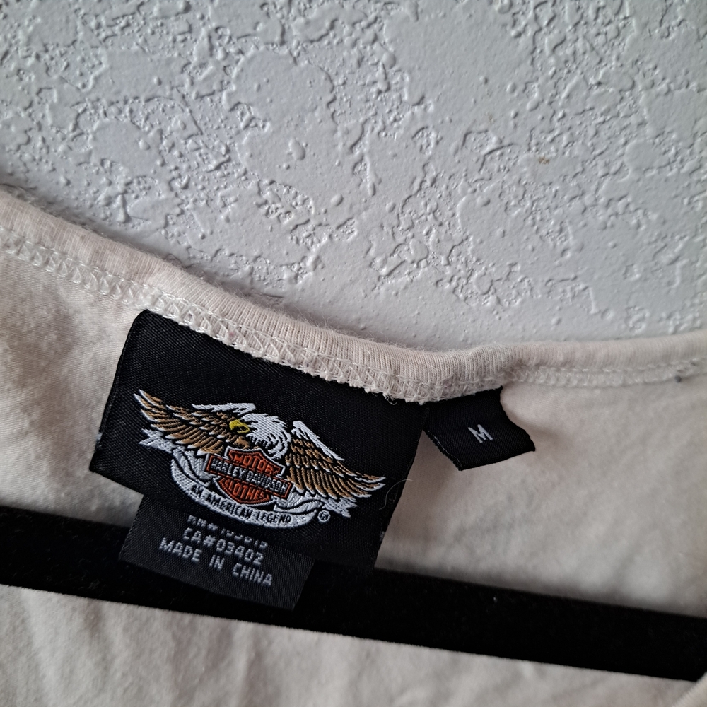 Harley-Davidson Graphic Cream Tank Top - Picture 3 of 6
